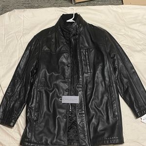 Marc New York Lg leather 3/4 Length Jacket Brand new with tags
